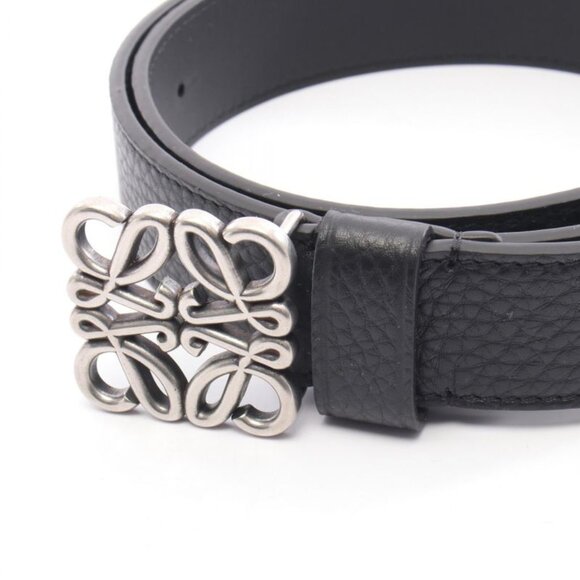 Loewe Belt Anagram Chunky Black Leather main image 4